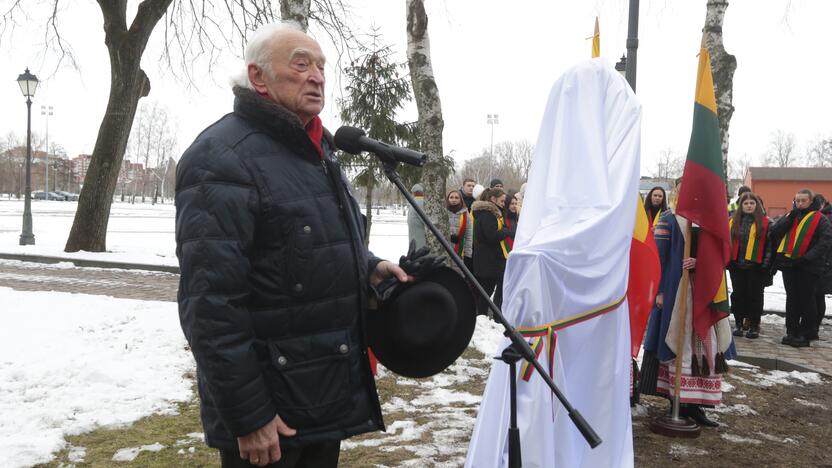  Alfonsui Žaliui biusto atidengimo ceremonija