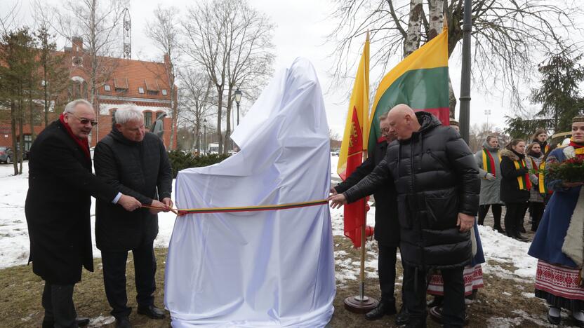  Alfonsui Žaliui biusto atidengimo ceremonija