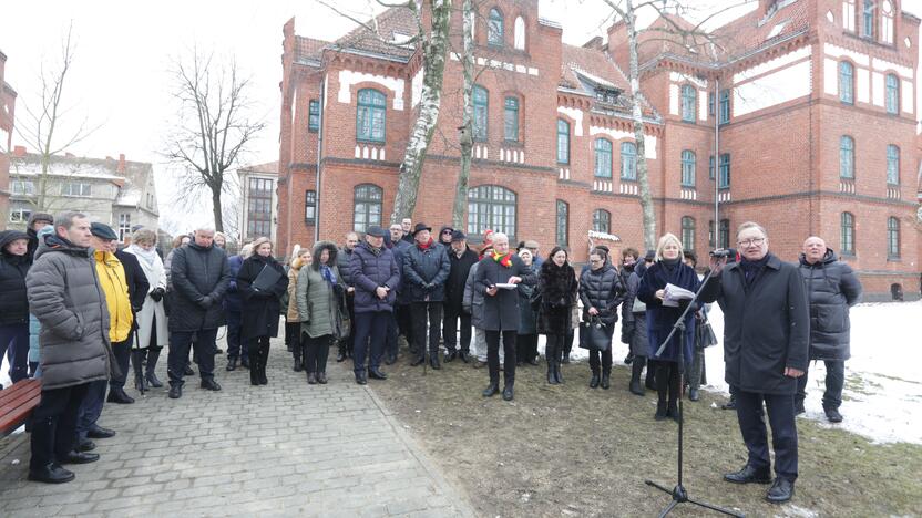  Alfonsui Žaliui biusto atidengimo ceremonija