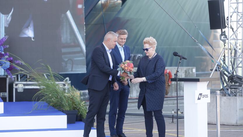 DFDS kelto vardo suteikimo ceremonija