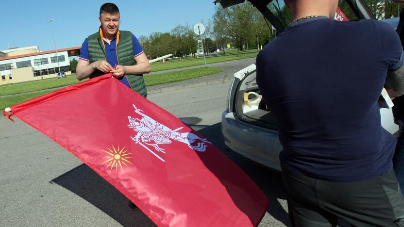 „Didžiojo šeimos gynimo maršo“ dalyvių pasiruošimas Akademijoje