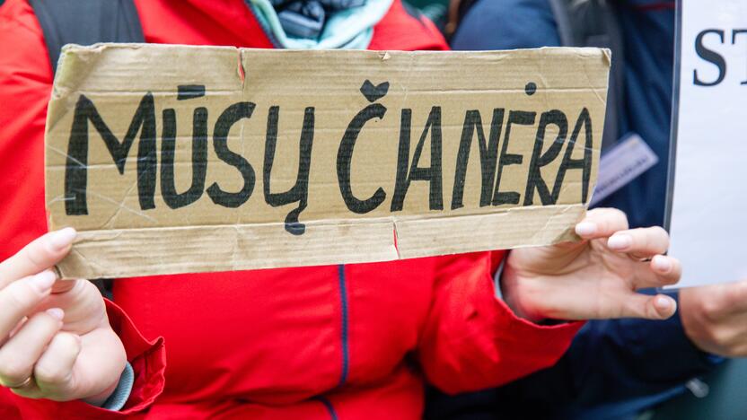 Mokytojų protesto eisena pėsčiomis iš Klaipėdos į Vilnių