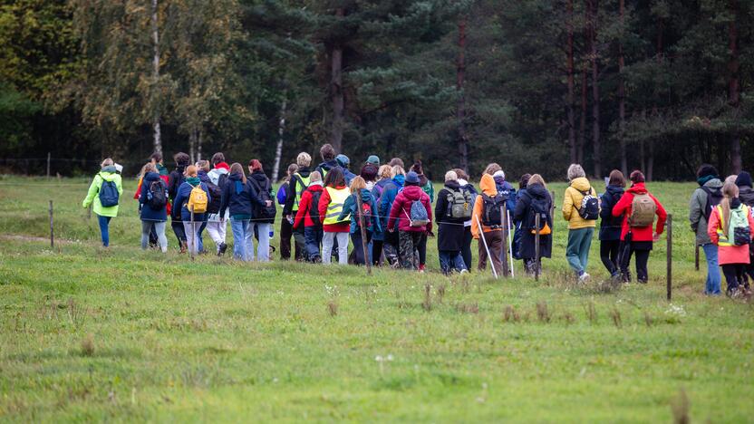 Mokytojų protesto eisena pėsčiomis iš Klaipėdos į Vilnių