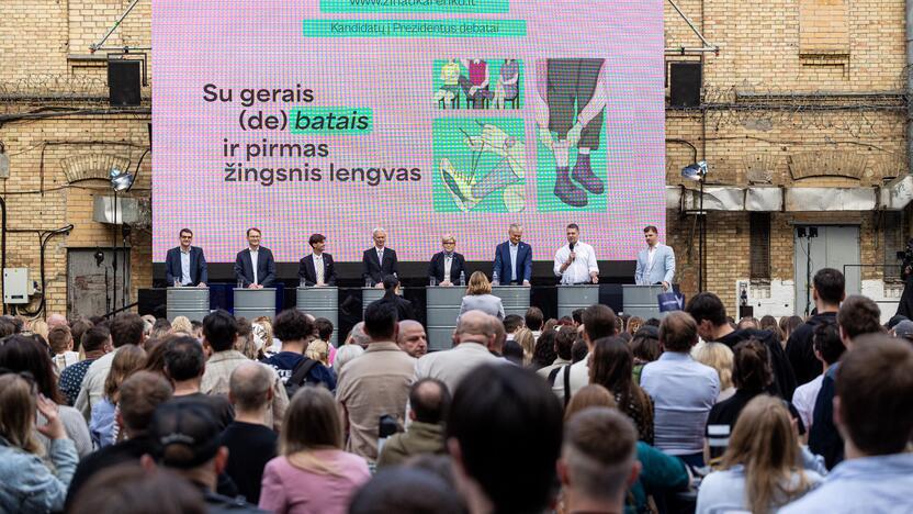 „Žinau, ką renku“ debatai su kandidatais į prezidentus