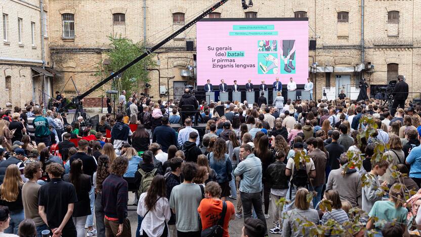 „Žinau, ką renku“ debatai su kandidatais į prezidentus