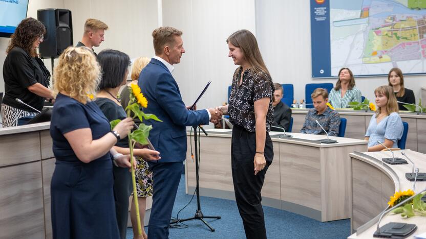 Klaipėdos šimtukininkams – piniginės premijos