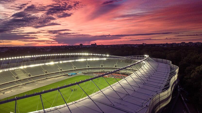 Lūkesčiai: tikimasi, kad LFF taurės finalo rungtynės spalio 16-ąją galėtų būti surengtos atnaujintame Dariaus ir Girėno stadione.