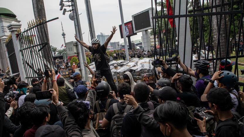 Protestai Indonezijoje.