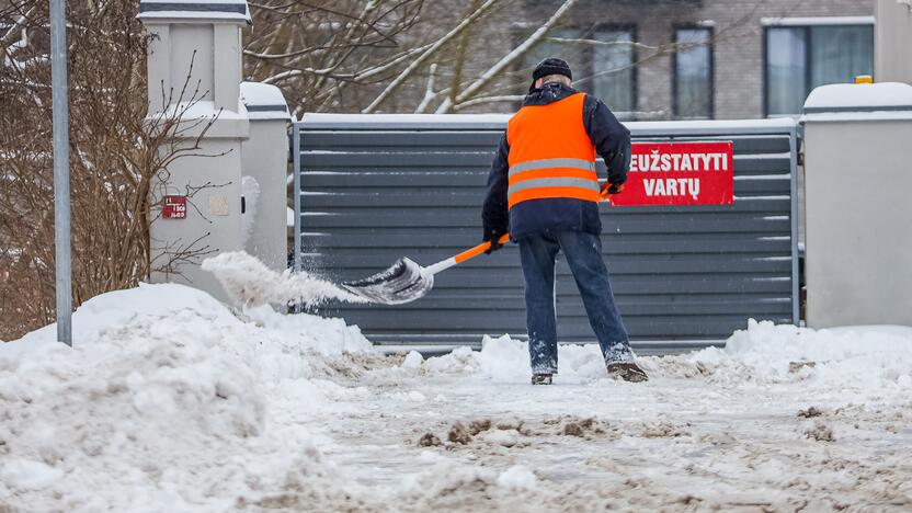 Kaunas po stipraus snygio