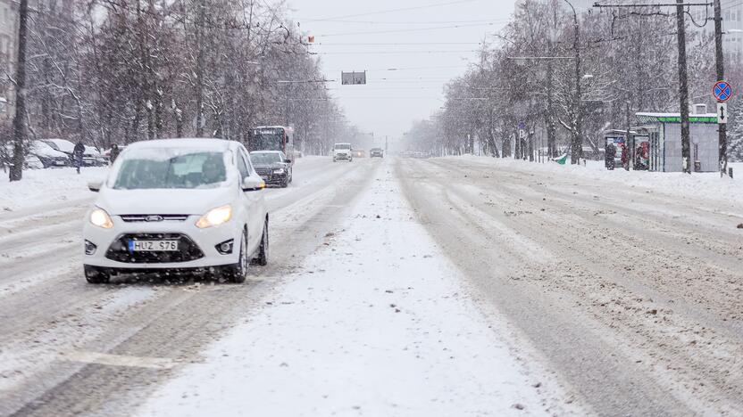 Kaunas po stipraus snygio