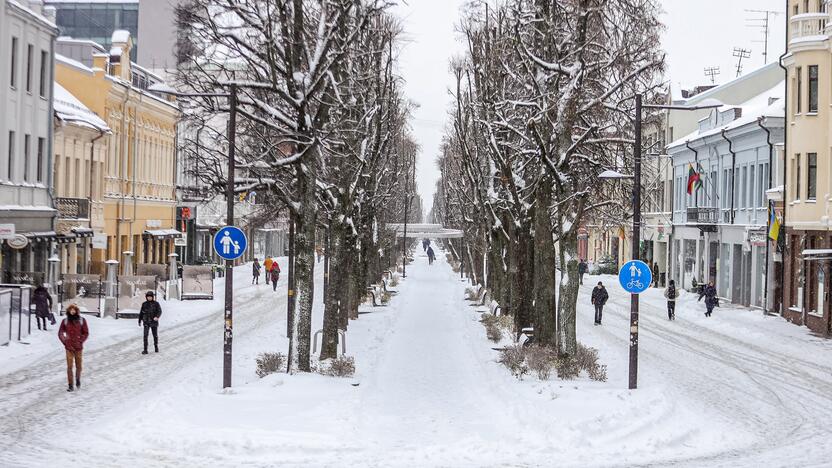 Kaunas po stipraus snygio