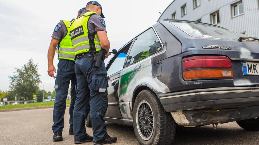 Transporto priemonių triukšmo lygio patikra