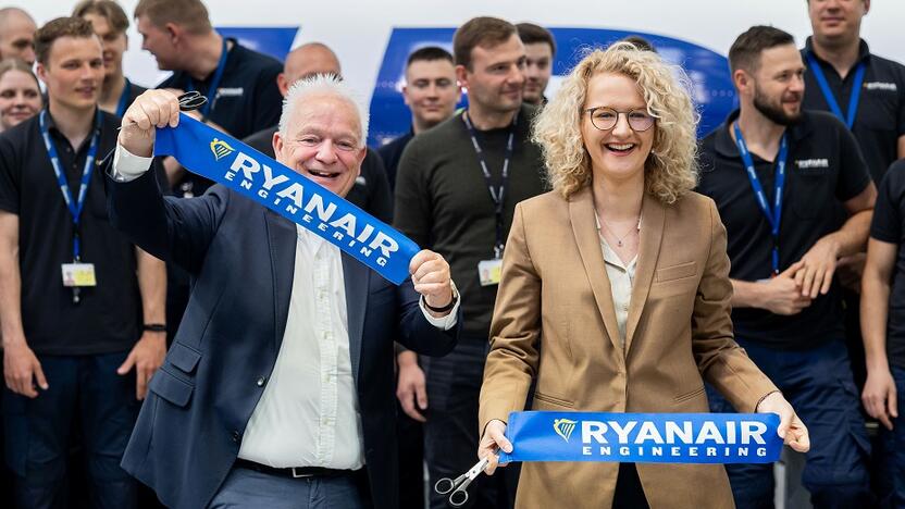 Oro uostas: viena iš naujausių investicijų – „Ryanair“ skirtos lėšos jos antrinei orlaivių remonto ir techninės priežiūros įmonei KAMS. 