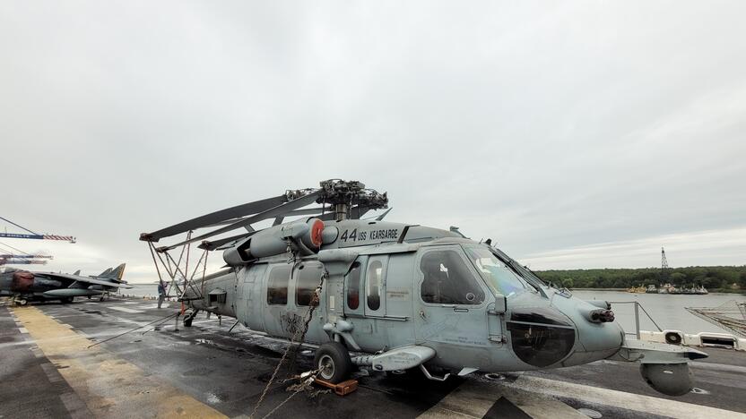 Į Lietuvą atvyko vienas didžiausių JAV karinių laivų USS Kearsarge