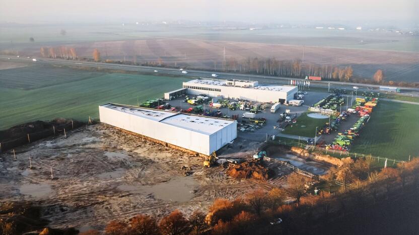 Investicija: į naują logistikos centrą "Dojus agro" planuoja investuoti 6,5 mln. eurų.