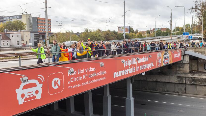 Mokytojų streikas prie Vyriausybės