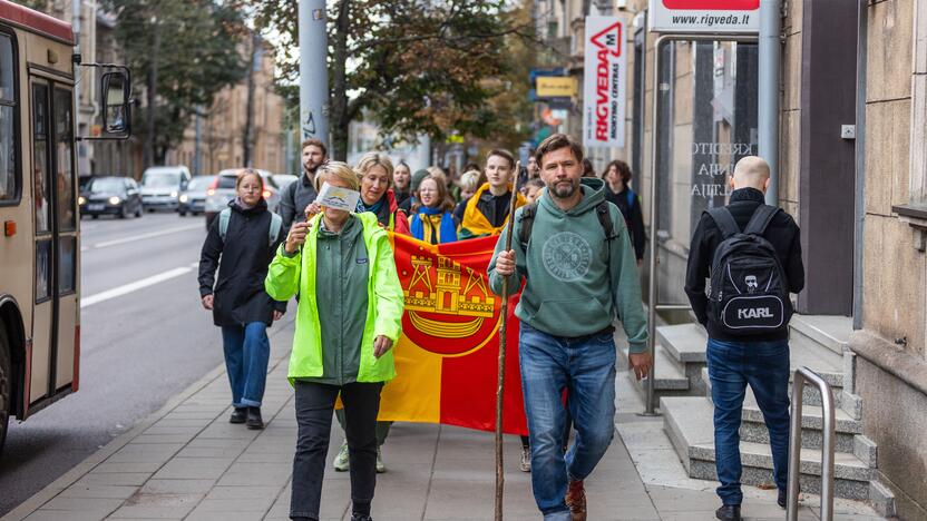 Mokytojų streikas prie Vyriausybės