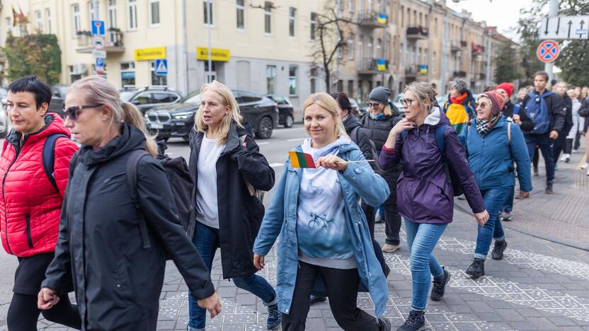 Mokytojų streikas prie Vyriausybės