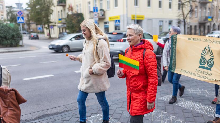 Mokytojų streikas prie Vyriausybės