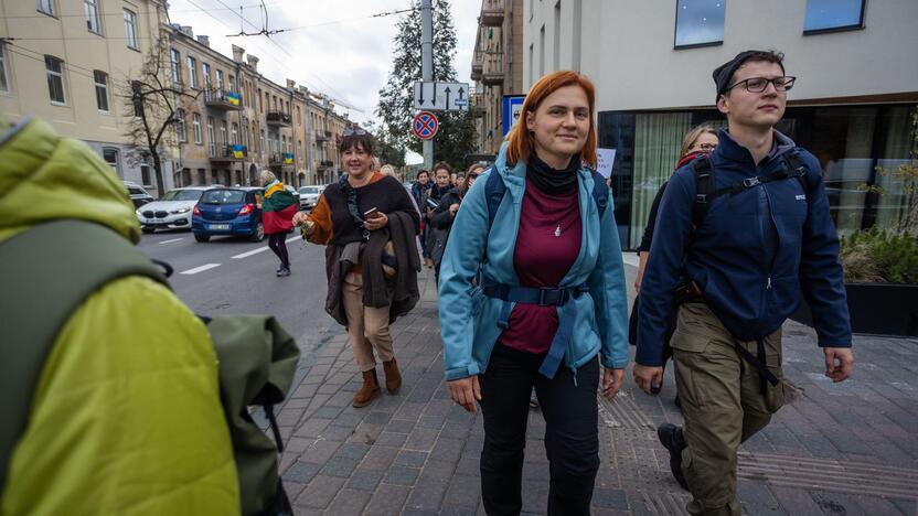 Mokytojų streikas prie Vyriausybės