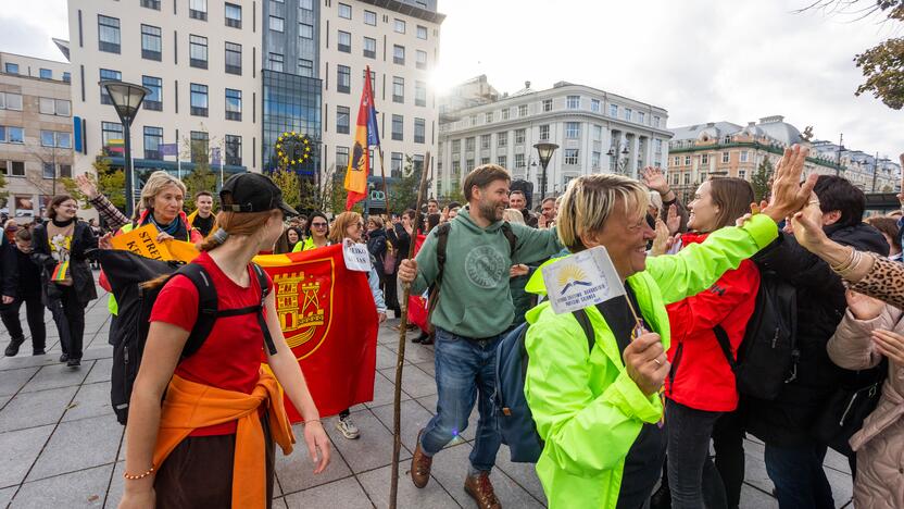 Mokytojų streikas prie Vyriausybės