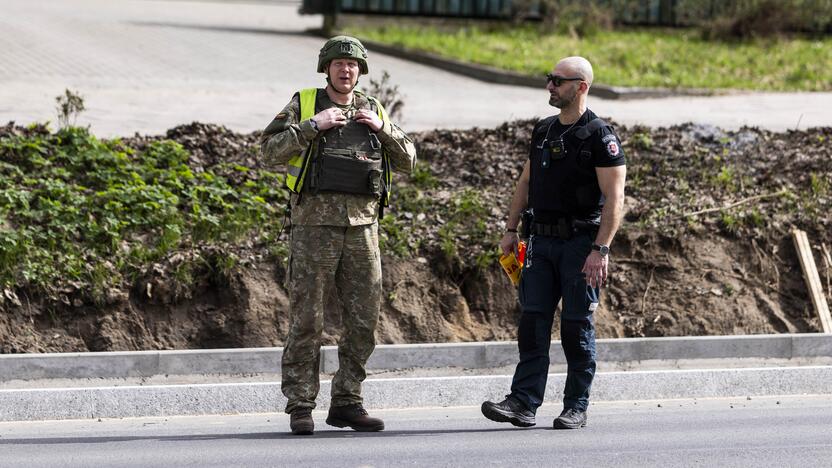  Vilniuje, Liepkalnio gatvėje, rastas sprogmuo