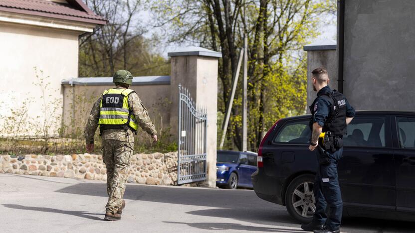  Vilniuje, Liepkalnio gatvėje, rastas sprogmuo