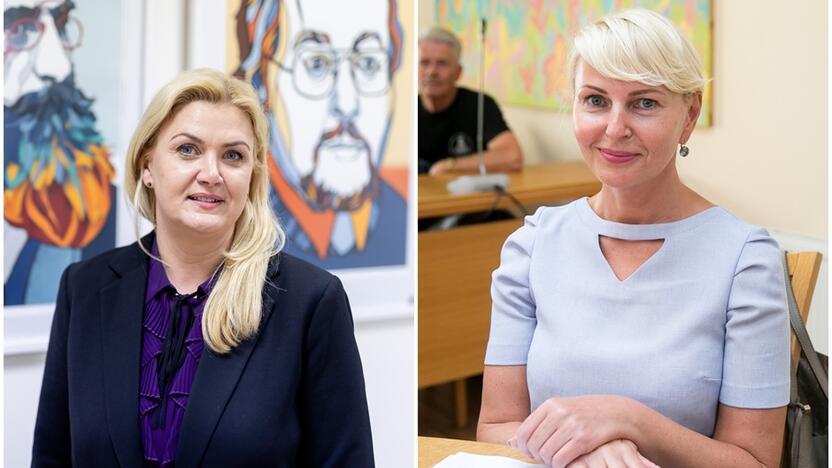 Vaida Pituškienė ( kairėje) , Lina Rimkienė.