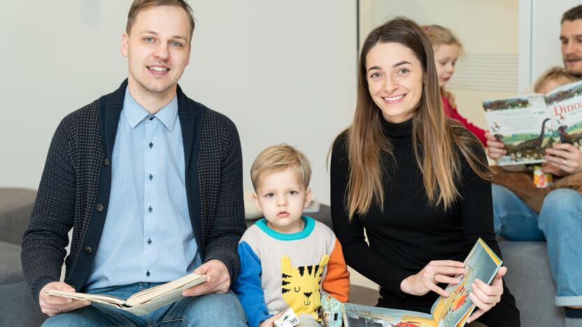 Pirmasis „Ąžuolyno“ bibliotekos savaitgalis – pilnas šurmulio