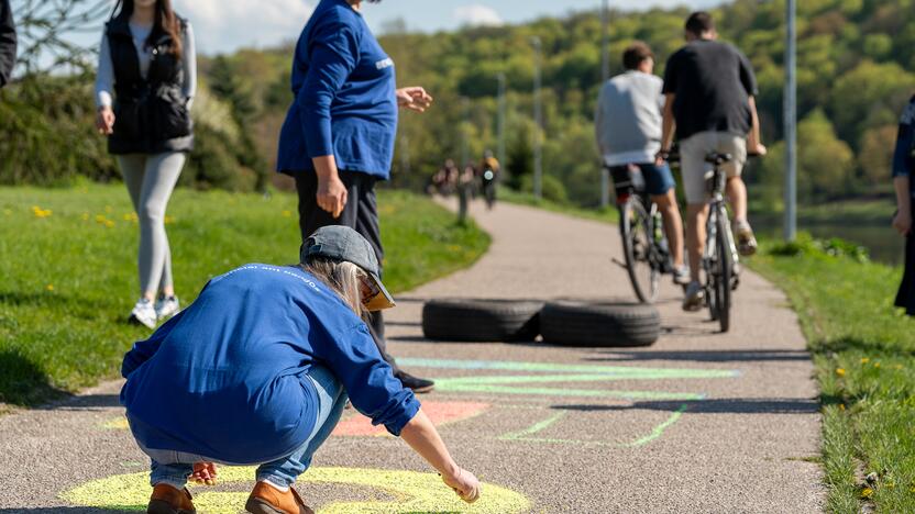 Protesto akcija Žemuosiuose Šančiuose