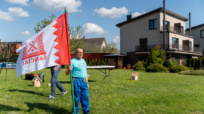 Protesto akcija Žemuosiuose Šančiuose