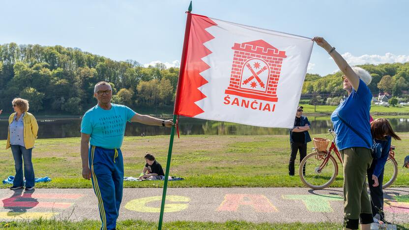 Protesto akcija Žemuosiuose Šančiuose