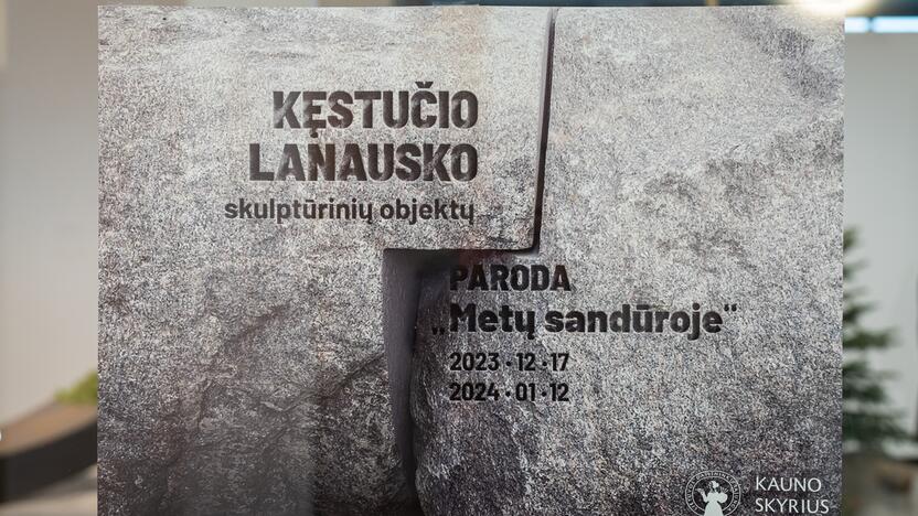 Skulptoriaus K. Lanausko parodos „Metų sandūroje“ atidarymas