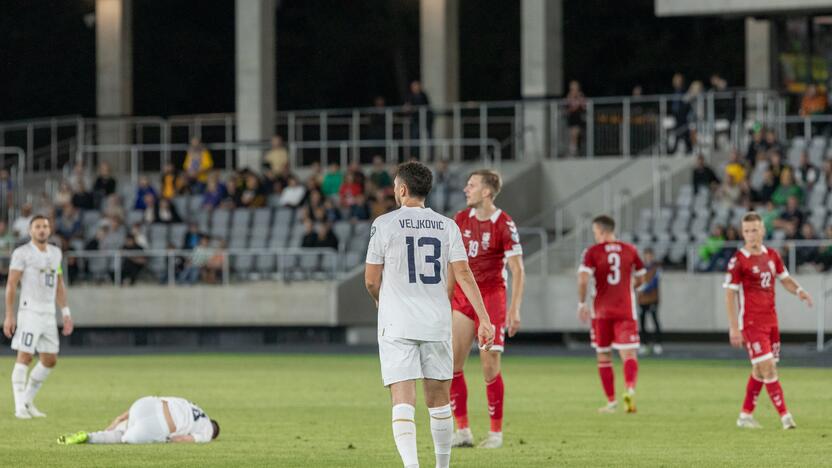 Europos futbolo čempionato atranka: Lietuva – Serbija