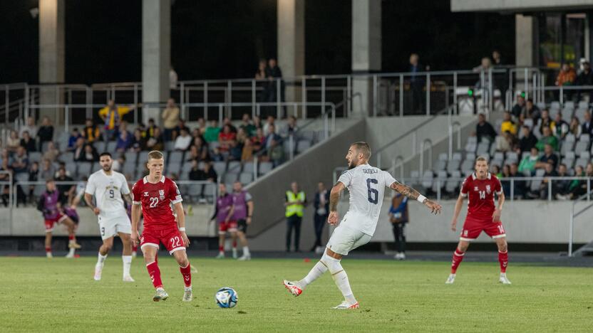 Europos futbolo čempionato atranka: Lietuva – Serbija