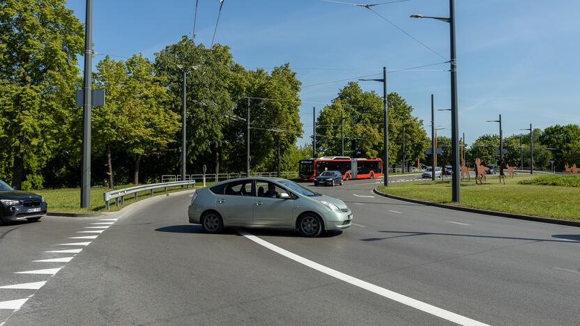 Pilies žiede pakeista eismo tvarka