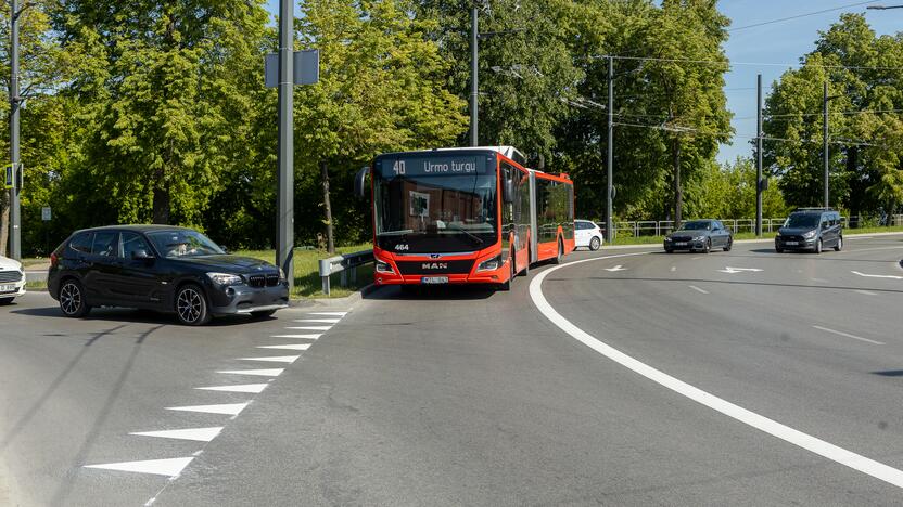 Pilies žiede pakeista eismo tvarka