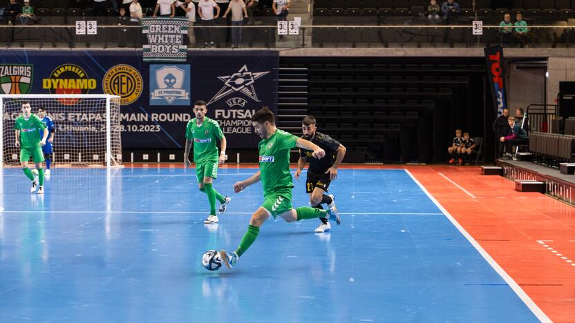 UEFA FUTSAL „Kauno Žalgirio“ ir „AEL“ ekipų dvikova