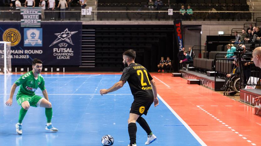 UEFA FUTSAL „Kauno Žalgirio“ ir „AEL“ ekipų dvikova