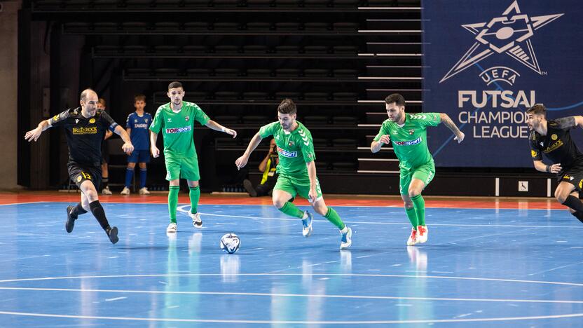 UEFA FUTSAL „Kauno Žalgirio“ ir „AEL“ ekipų dvikova