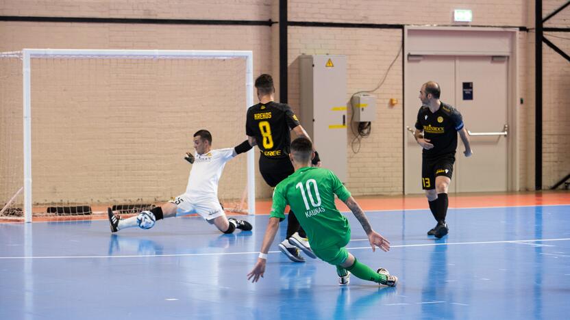 UEFA FUTSAL „Kauno Žalgirio“ ir „AEL“ ekipų dvikova