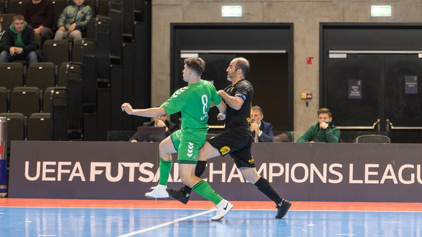 UEFA FUTSAL „Kauno Žalgirio“ ir „AEL“ ekipų dvikova