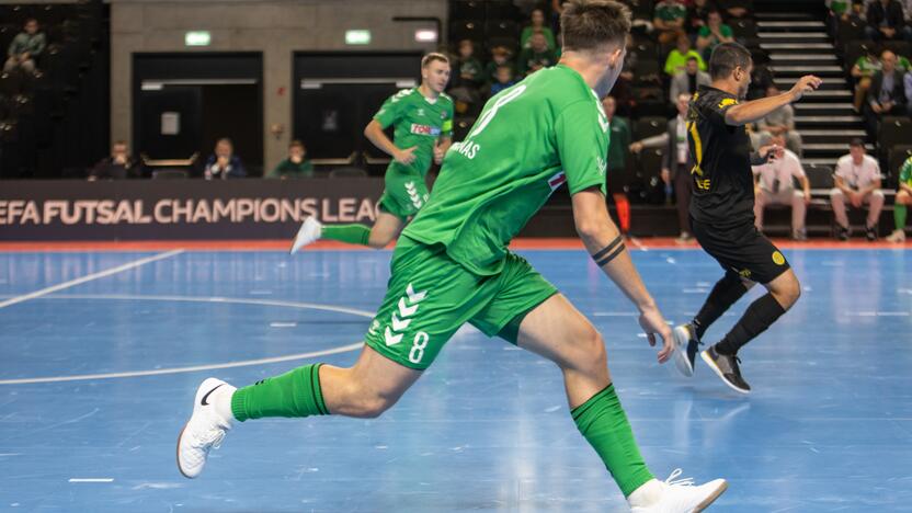 UEFA FUTSAL „Kauno Žalgirio“ ir „AEL“ ekipų dvikova