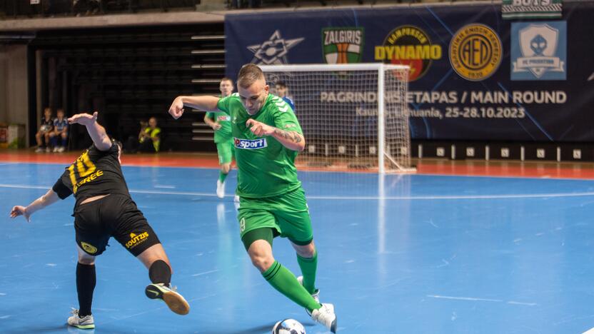 UEFA FUTSAL „Kauno Žalgirio“ ir „AEL“ ekipų dvikova