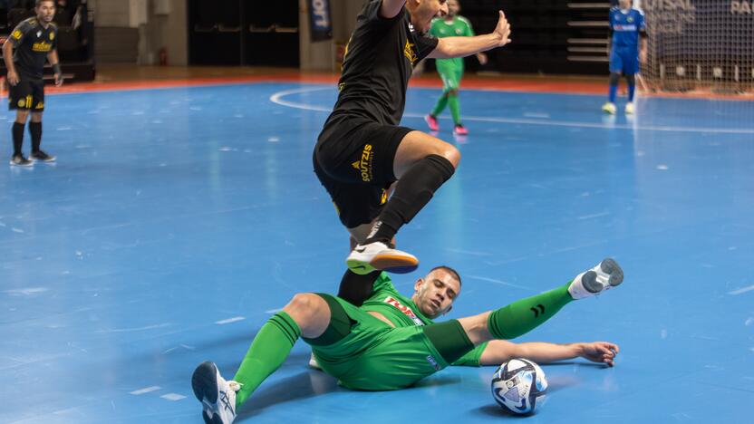 UEFA FUTSAL „Kauno Žalgirio“ ir „AEL“ ekipų dvikova