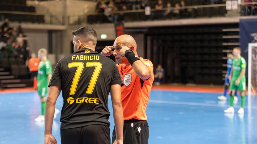 UEFA FUTSAL „Kauno Žalgirio“ ir „AEL“ ekipų dvikova