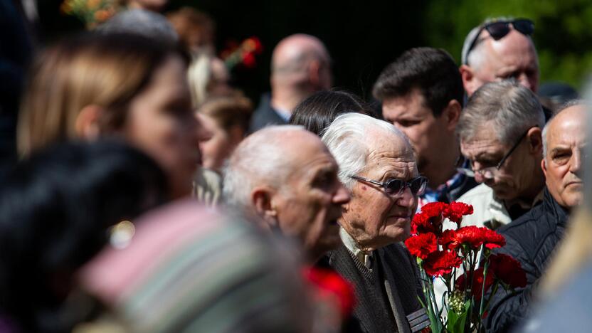 Gegužės 9-osios minėjimas Antakalnio kapinėse