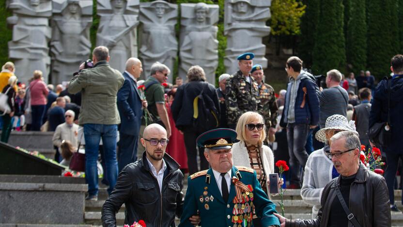 Gegužės 9-osios minėjimas Antakalnio kapinėse