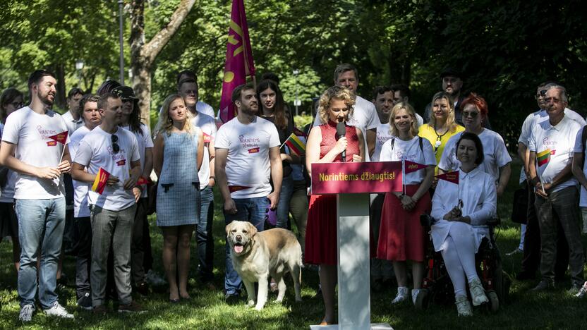 Laisvės partija pristatė rinkimų programą