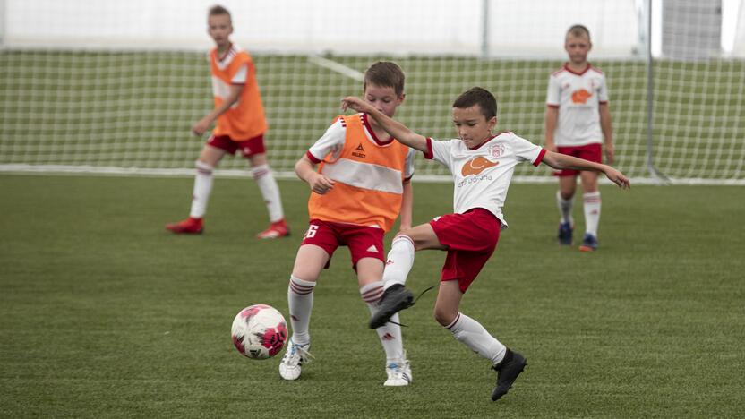 Pilaitės dengto futbolo maniežo atidarymas